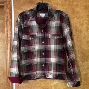Christopher & Banks Multicolor Plaid Jacket